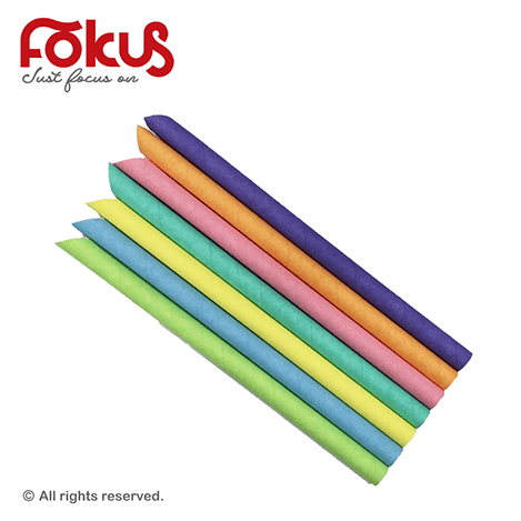 Disposable Color  Paper Straws ( Thick )